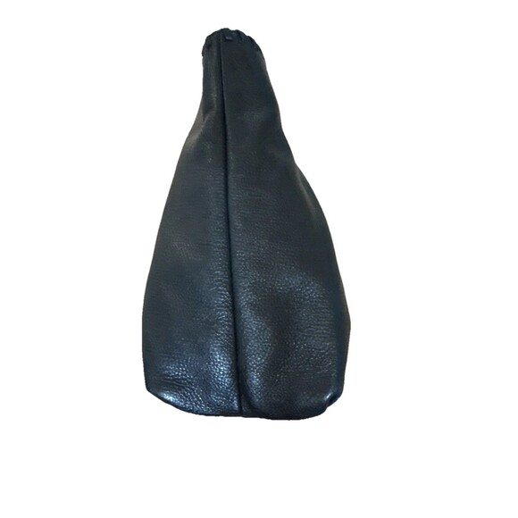 Tory Burch Marion Large Slouchy Tote Bag Gold Chain Black Pebbled Leather - Picture 12 of 16